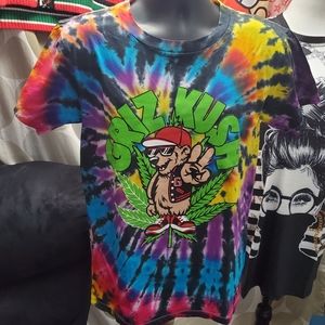 NWOT Griz Kush Tie Dye T-shirt - Teen Medium